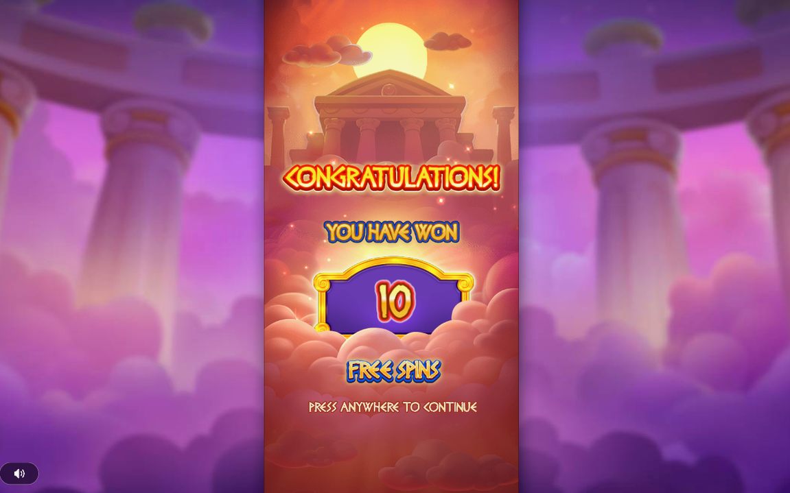 Night-sky Free Spins with reel 3 all Gold Symbols